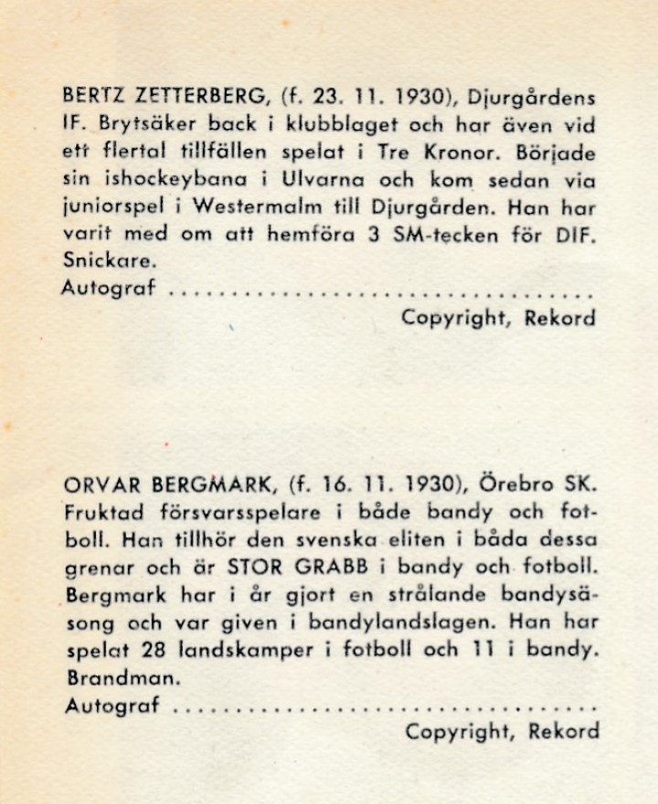 Orvar Bergmark 1d6